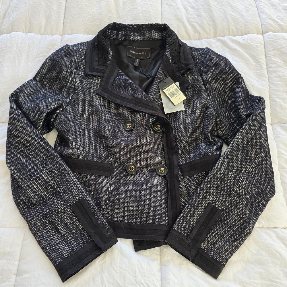 Women's Black Tweed Jacket